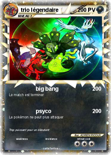 Pokemon trio légendaire