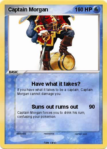 Pokemon Captain Morgan