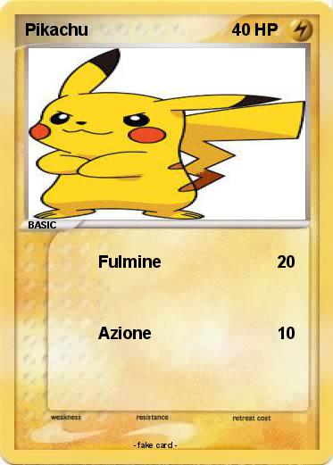 Pokemon Pikachu