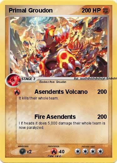 Pokemon Primal Groudon
