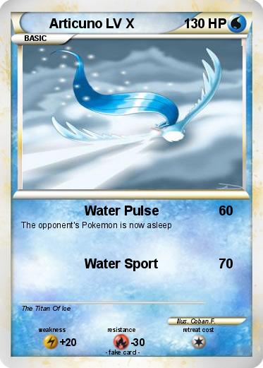 Pokemon Articuno LV X