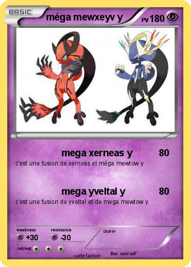 Pokemon méga mewxeyv y