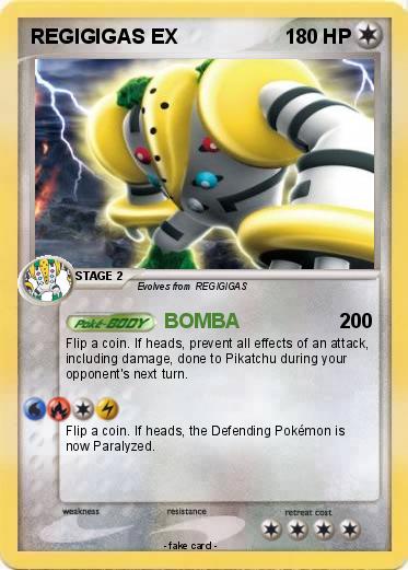 Pokemon REGIGIGAS EX