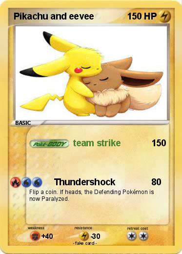 Pokemon Pikachu and eevee