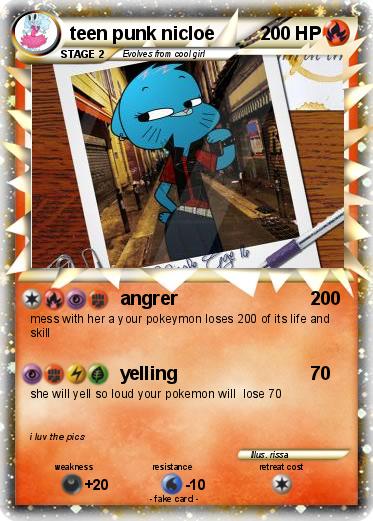Pokemon teen punk nicloe