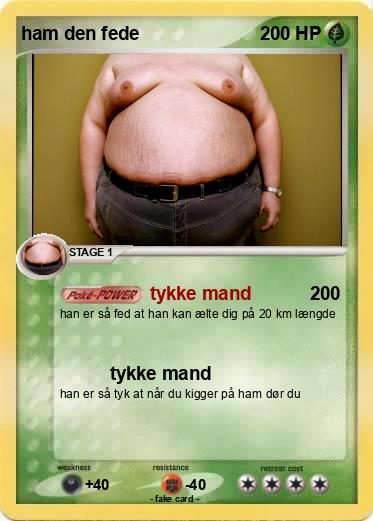 Pokemon ham den fede