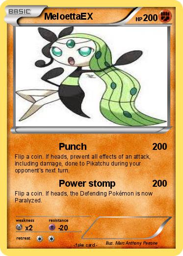 Pokemon MeloettaEX