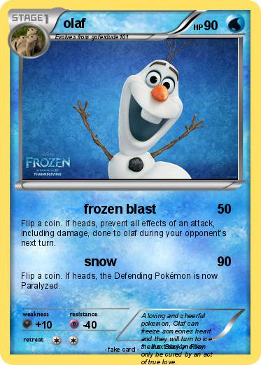 Pokemon olaf