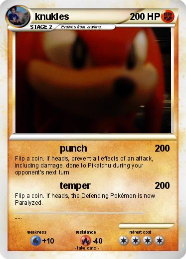 Pokemon knukles