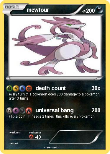 Pokemon mewfour