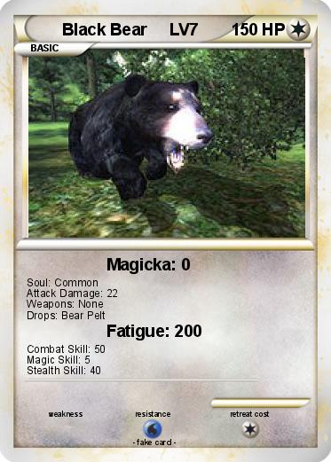 Pokemon Black Bear     LV7