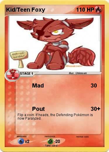 Pokemon Kid/Teen Foxy