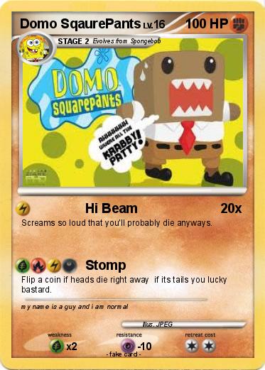 Pokemon Domo SqaurePants