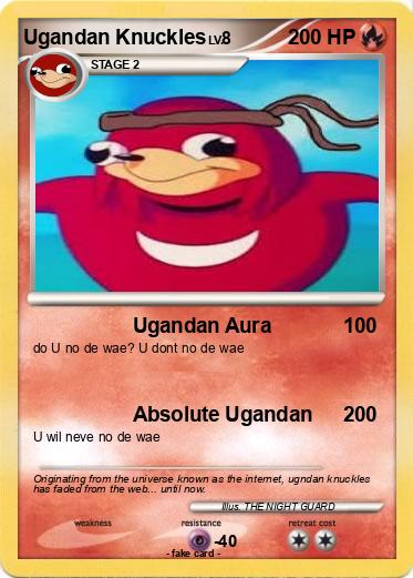 Pokemon Ugandan Knuckles