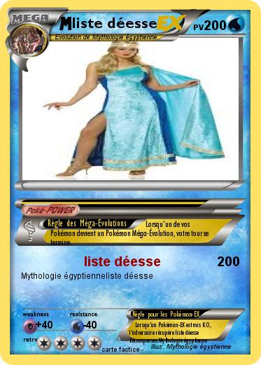 Pokemon liste déesse