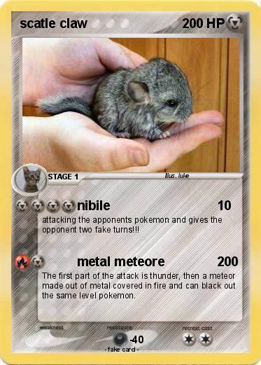Pokemon scatle claw
