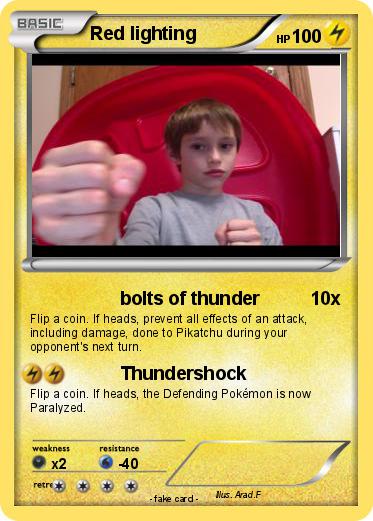 Pokemon Red lighting