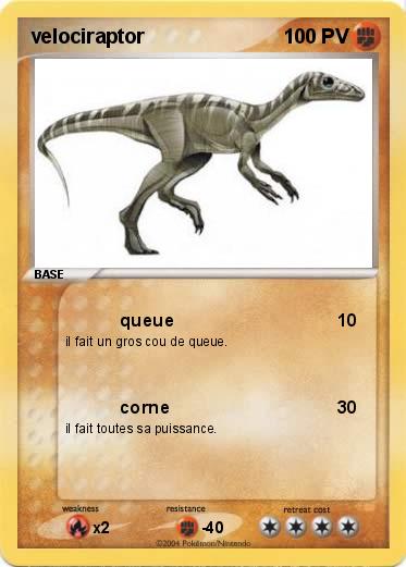 Pokemon velociraptor