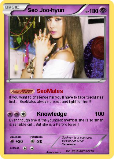 Pokemon Seo Joo-hyun