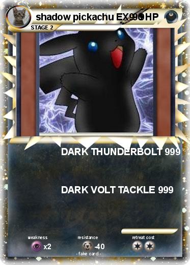 Pokemon shadow pickachu EX9  9