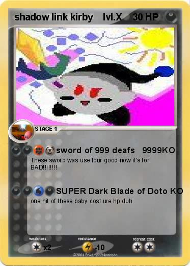 Pokemon shadow link kirby    lvl.X