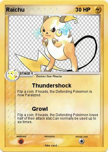 Pokemon Raichu