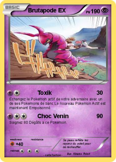 Pokemon Brutapode EX