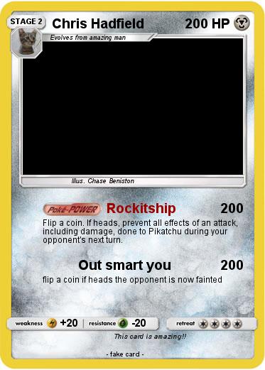 Pokemon Chris Hadfield