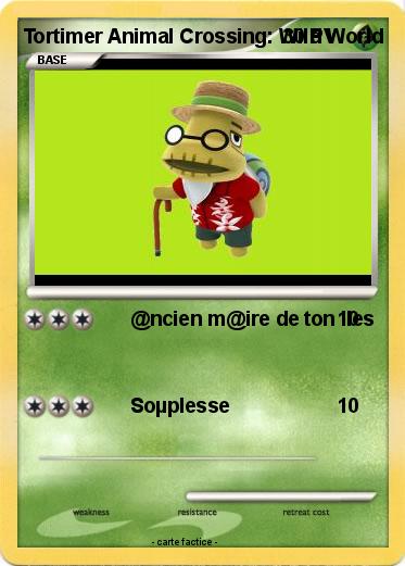 Pokemon Tortimer Animal Crossing: Wild World
