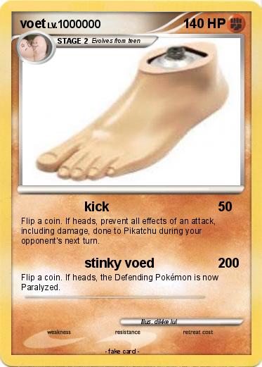 Pokemon voet