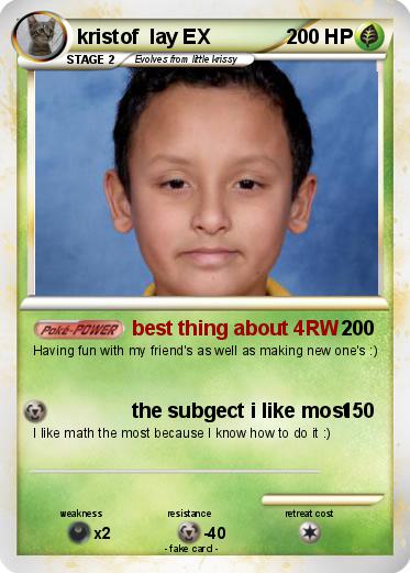 Pokemon kristof  lay EX