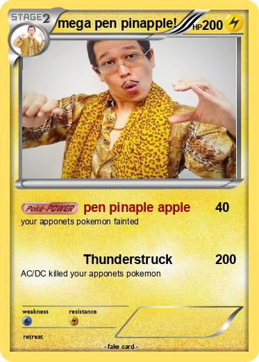 Pokemon mega pen pinapple!