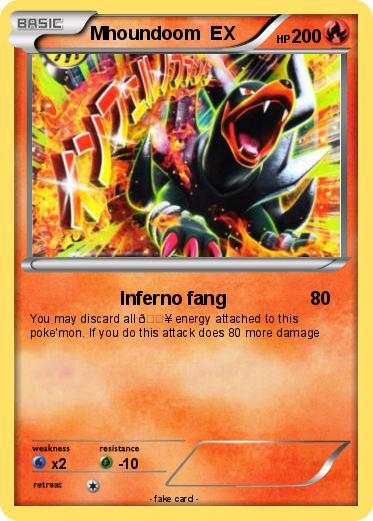 Pokemon Mhoundoom  EX
