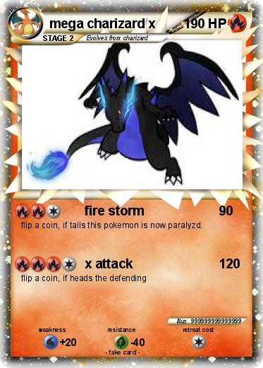 Pokemon mega charizard x