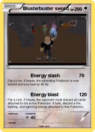 Pokemon Blusterbuster sword