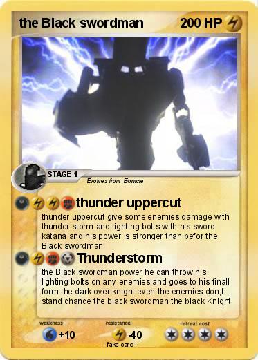 Pokemon the Black swordman