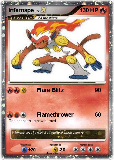 Pokemon infernape