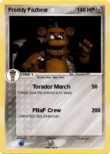 Pokemon Freddy Fazbear