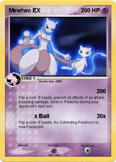 Pokemon Mewtwo EX