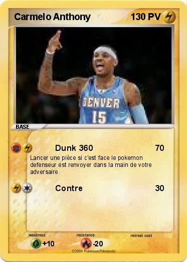 Pokemon Carmelo Anthony