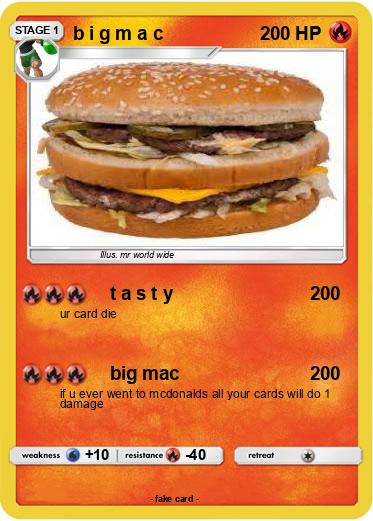 Pokemon b i g m a c