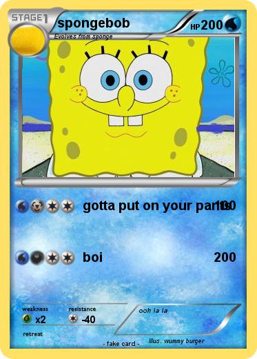 Pokemon spongebob
