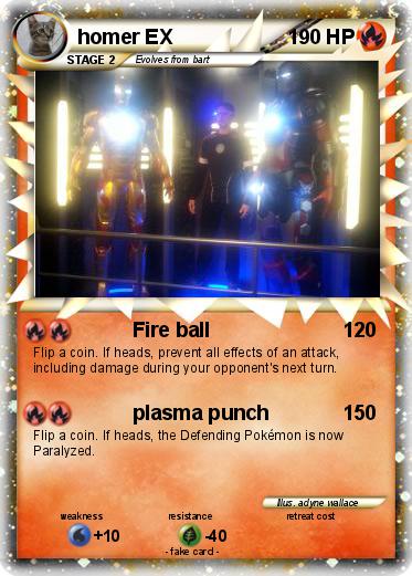 Pokemon homer EX