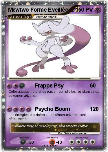 Pokemon Mewtwo Forme Eveillée