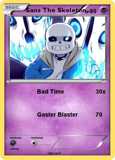 Pokemon Sans The Skeleton