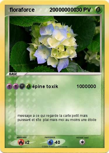 Pokemon  floraforce          200000000                   