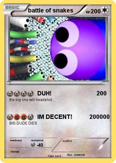 Pokemon battle of snakes