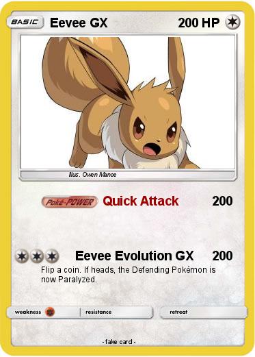 Pokemon Eevee GX