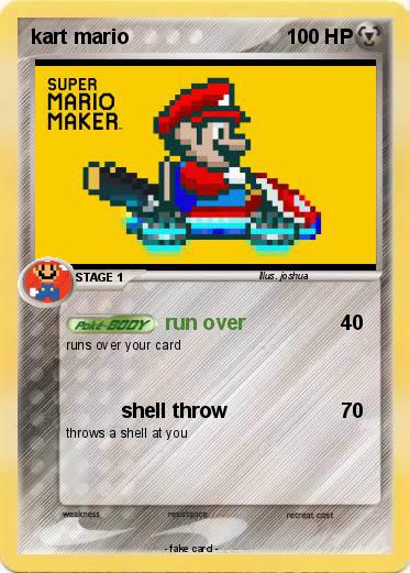Pokemon kart mario