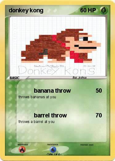 Pokemon donkey kong